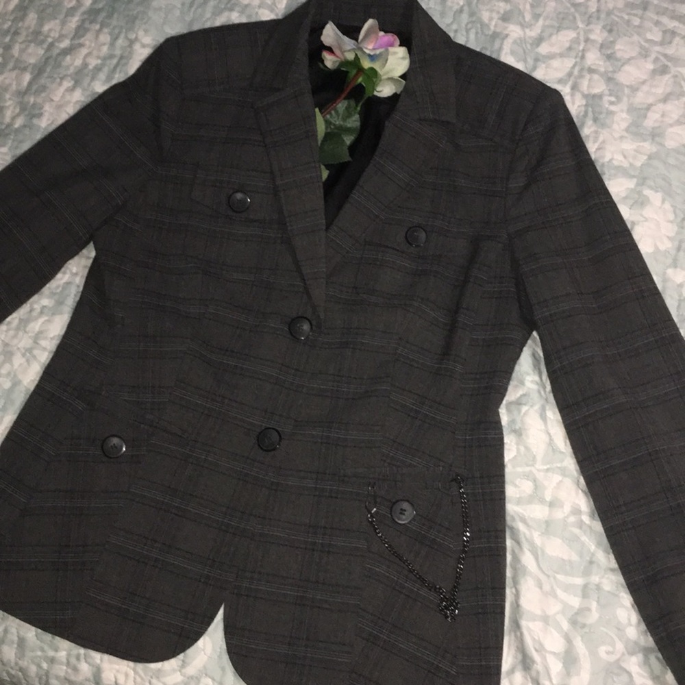 Timestopper - Grey Style&Co. Plaid Blazer